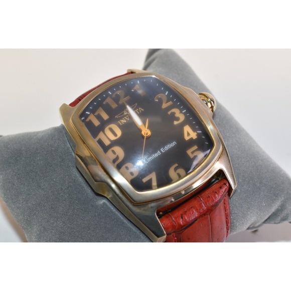 Invicta Men's Wrist Watch Model 6406 Limited Edition Flame-Fusion Crystal Lupah - Picture 1 of 10